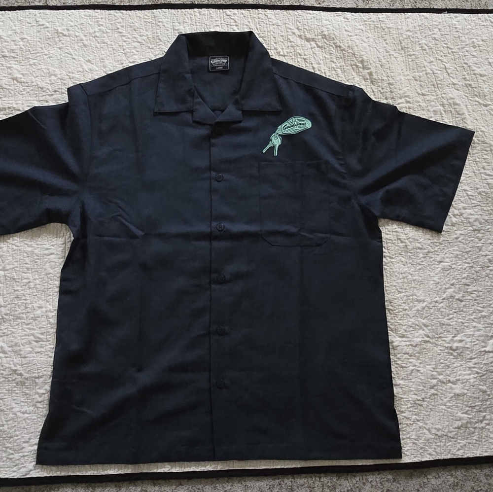 Men's Black Short Sleeve Shirt